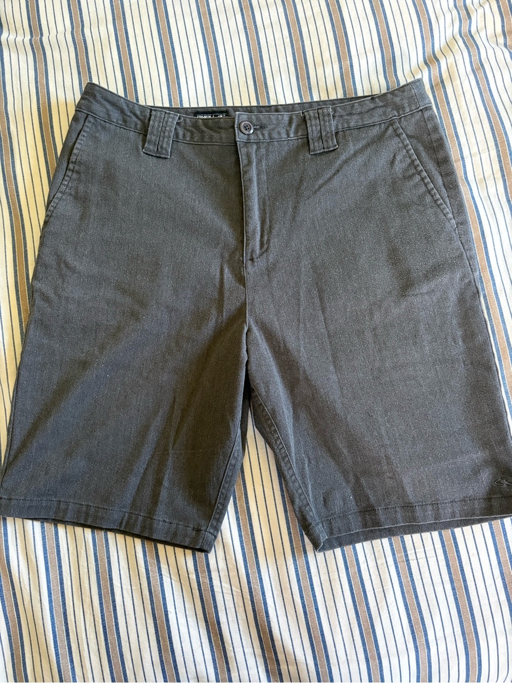 O’Neill Men's Classic Gray Stretch Chino Shorts